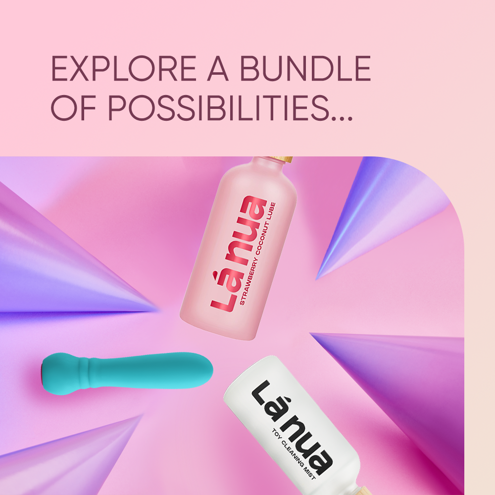 Grand Opening Bundle - Femme Funn Ultra Bullet Aqua, La Nua Strawberry Coconut Lube, La Nua Cleaning Mist