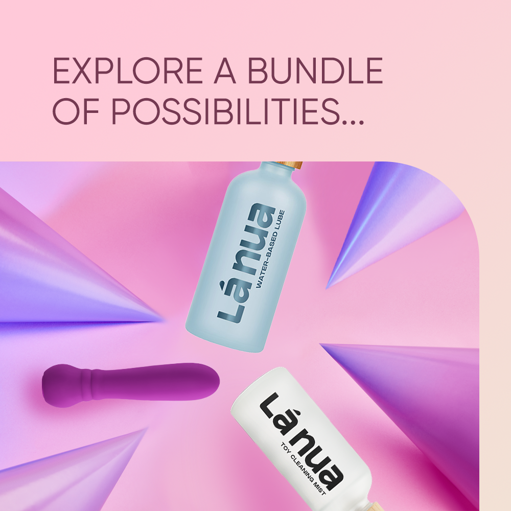 Grand Opening Bundle - Femme Funn Ultra Bullet Purple, La Nua Unflavored Water Lube, La Nua Cleaning Mist