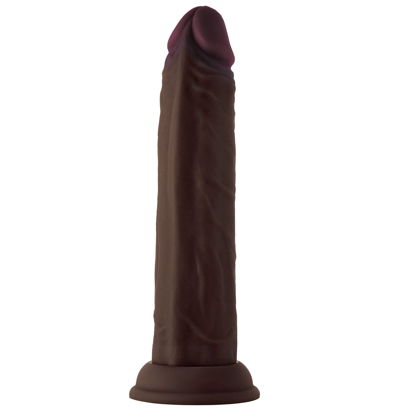 Shaft Model J - 8.5" Liquid Silicone Dong - Mahogany