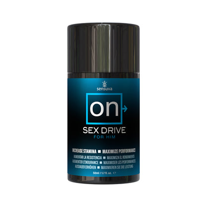 Sensuva ON Sex Drive for Him 2oz