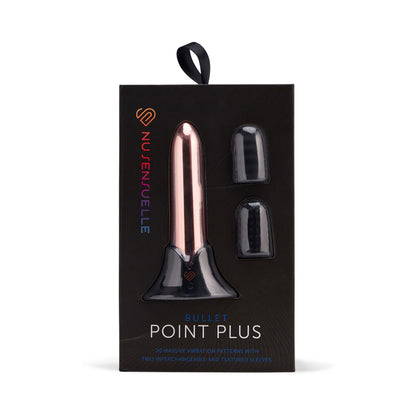 Nu Sensuelle Point Plus 20 Function Bullet with Sleeves - Rose Gold