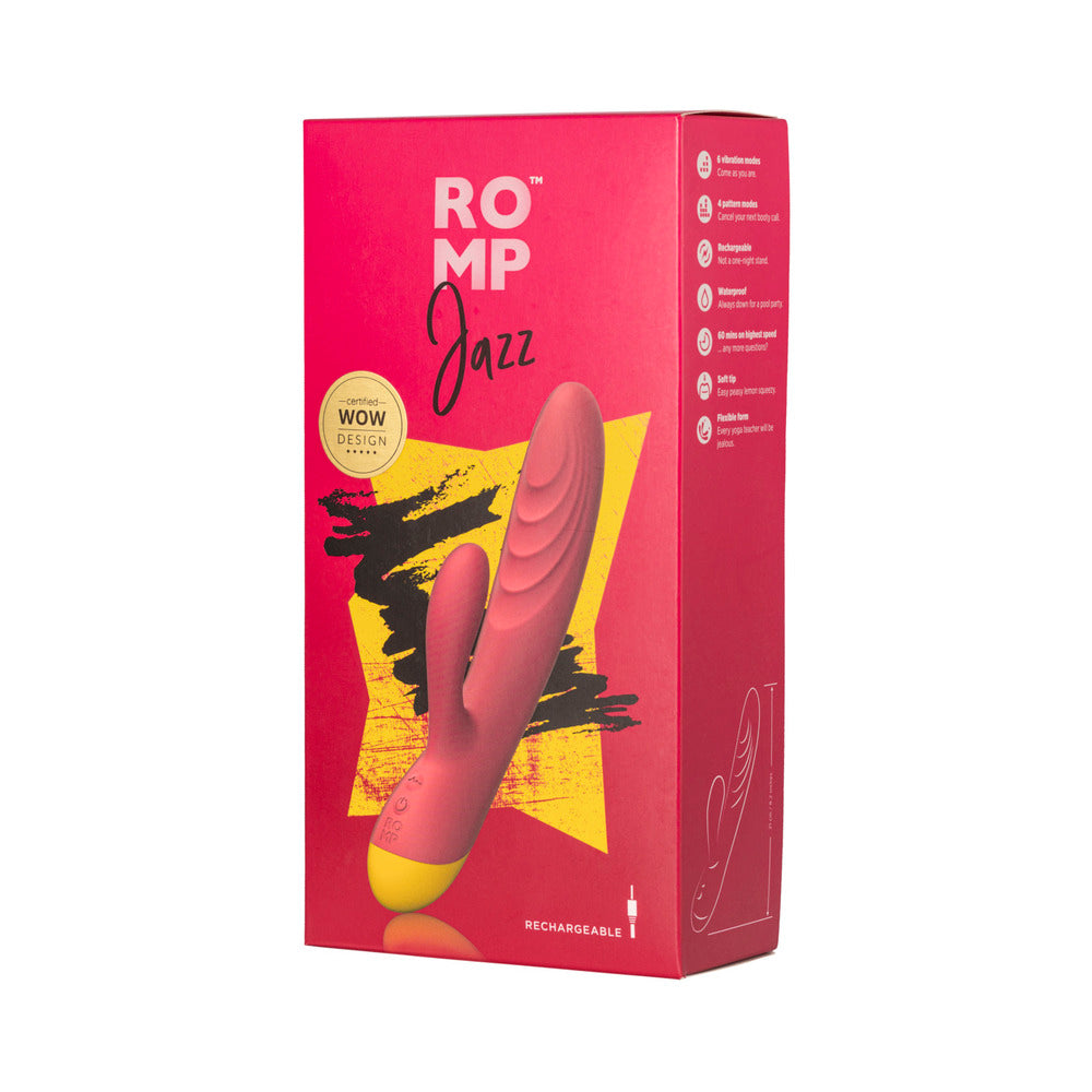 ROMP Jazz Rabbit Vibrator - Berry