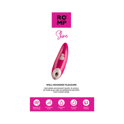 ROMP Shine Clitoral Vibrator - Pink