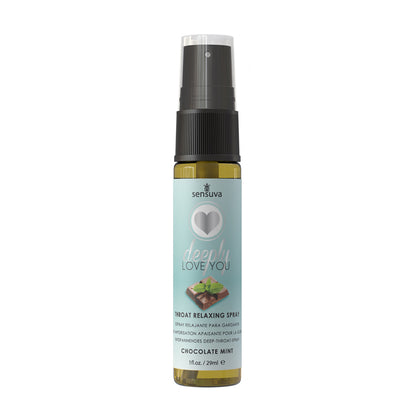 Sensuva Deeply Love You Throat Relaxing Spray Chocolate Mint 1 oz.