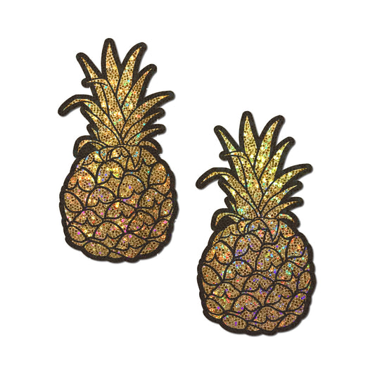 Pastease Pineapple on Glitter Gold Cover