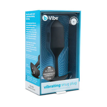 B-Vibe Vibrating Snug Plug 4 (XL) - Black