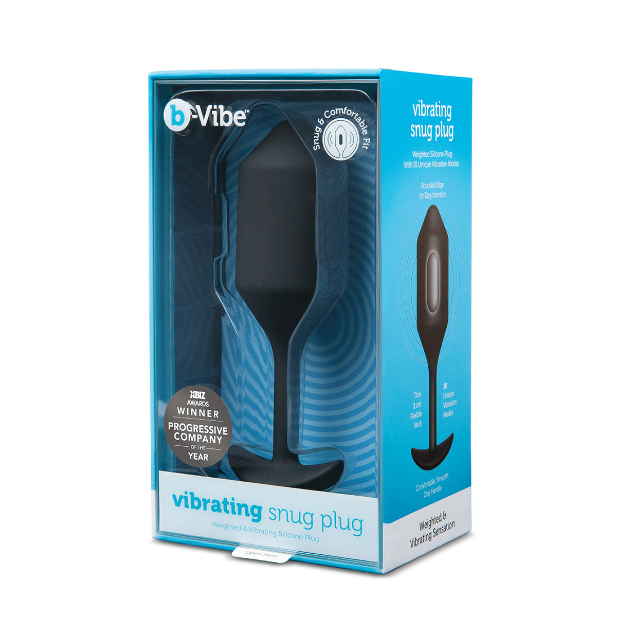 B-Vibe Vibrating Snug Plug 4 (XL) - Black