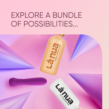 Grand Opening Bundle - Femme Funn Ultra Bullet Purple, La Nua Honey Vanilla Lube, La Nua Cleaning Mist
