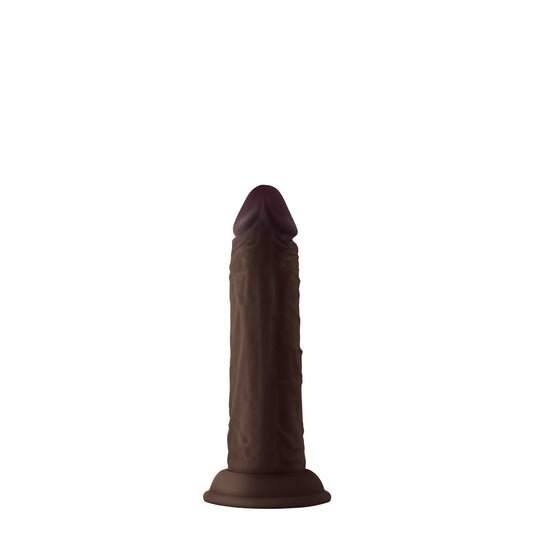 Shaft Model J 5.5" Liquid Silicone Dong - Mahogany