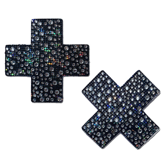 Pastease Crystal Crosses Black