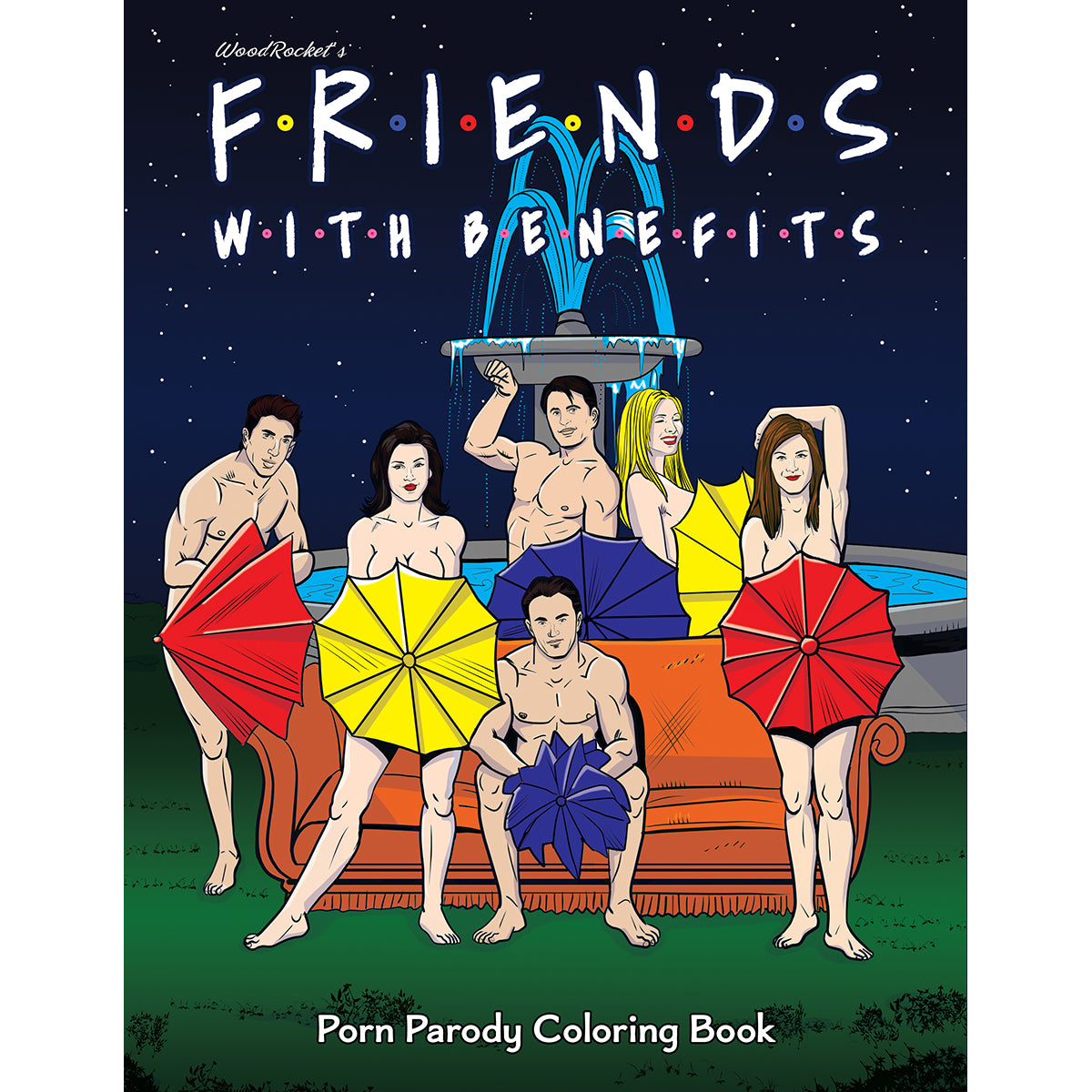 Wood Rocket Friends With Benefits Coloring Book