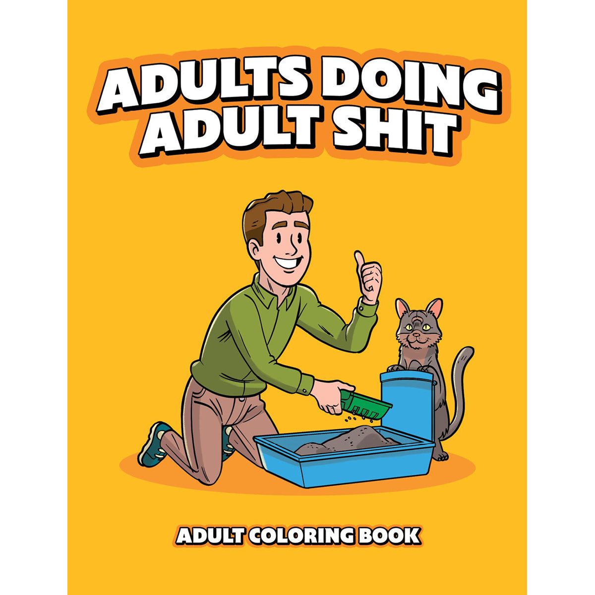 Wood Rocket Adults Doing Adult Shit Coloring Book