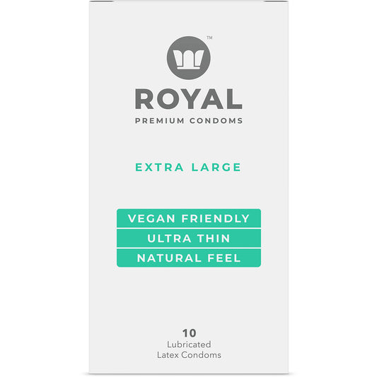 Royal Intimacy XL Vegan Condoms 10pk