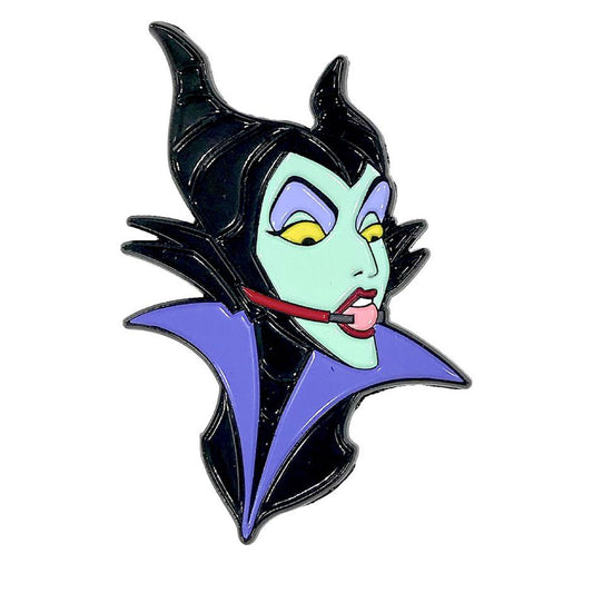 Geeky & Kinky Maleficent Ballgag Pin