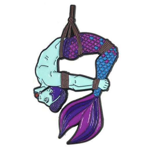 Geeky & Kinky Blue Merman Pin