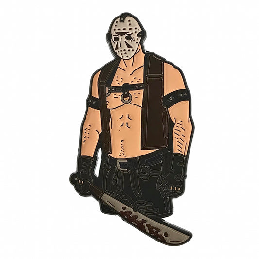 Geeky & Kinky Machete Jason Daddy Pin