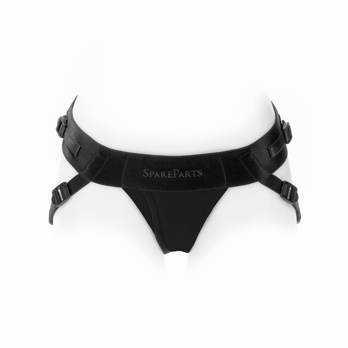 SpareParts Joque Cover Undwr Harness Black (Double Strap) Size B Nylon 