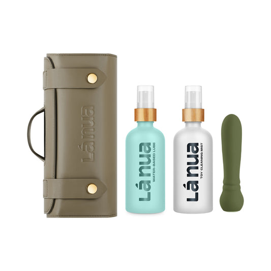 La Nua Gift Bag 1 Ultra Bullet + 100Ml Mist Toy Cleaner + 100Ml Unflavored Water-Based Lube 