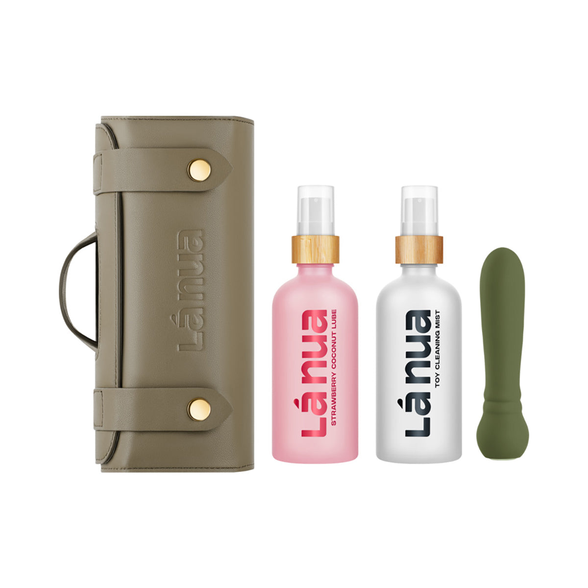 La Nua Gift Bag 2 Ultra Bullet + 100Ml Mist Toy Cleaner + 100Ml Strawberry Coconut Lube 