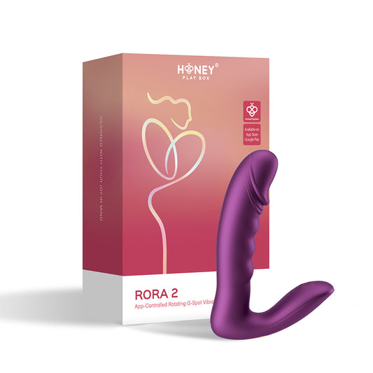 Honey Play Box Rora 2 App-Controlled Rotating G-Spot Vibrator & Clit Stimulator