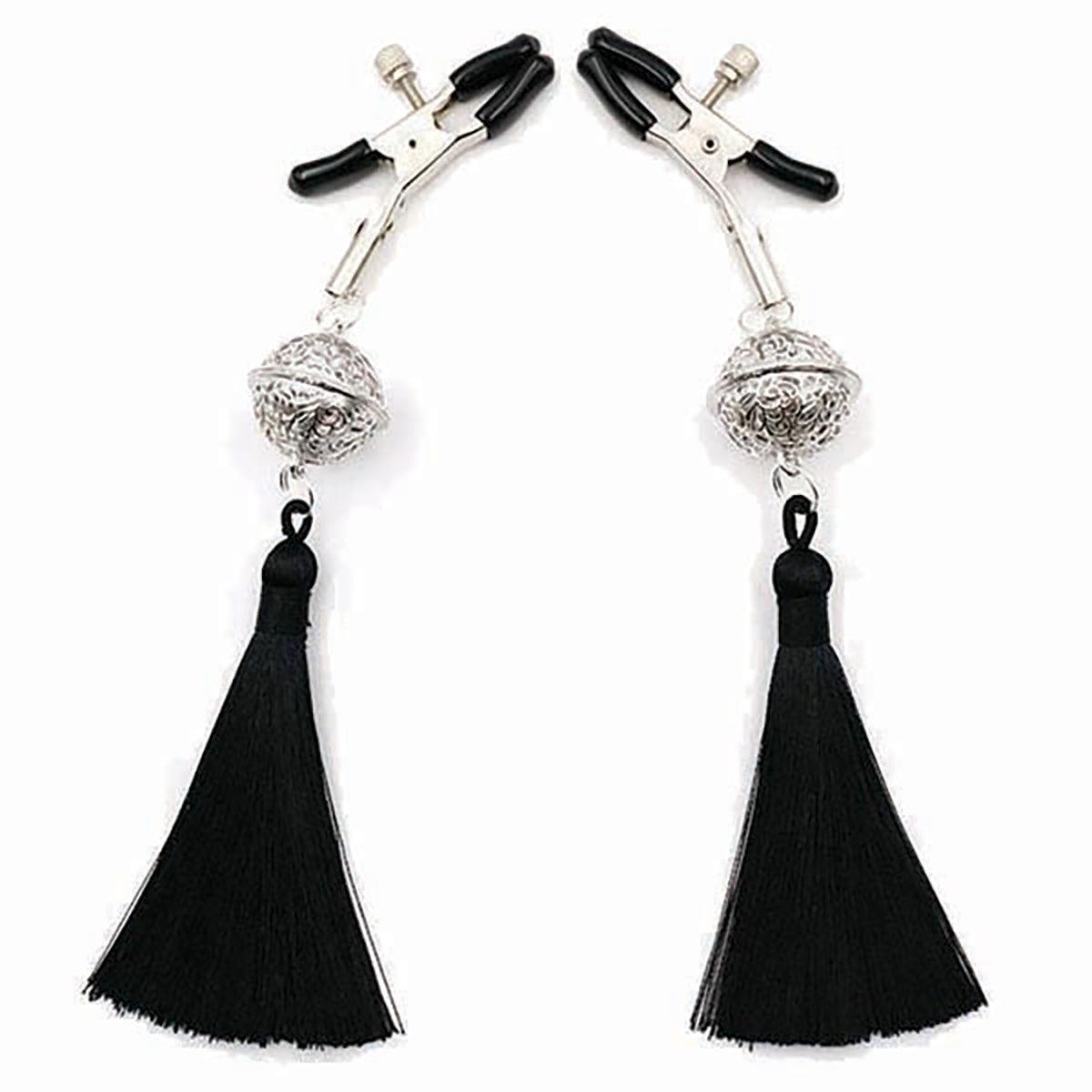 Sexy AF Black Tassel Nipple Clamps