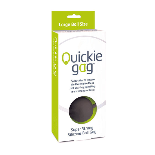 Quickie Ball Gag Large - Black