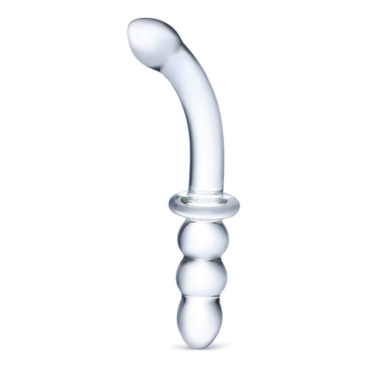 GLAS Ribbed G-Spot Glass Dil 8