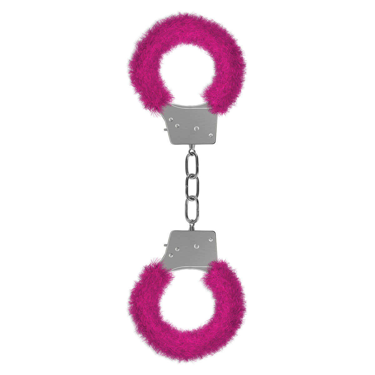 Shots Ouch! Beginner's Furry Handcuffs - Pink