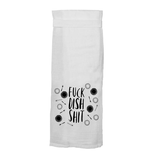 Twisted Wares Fuck Dish Shit Flour Towel